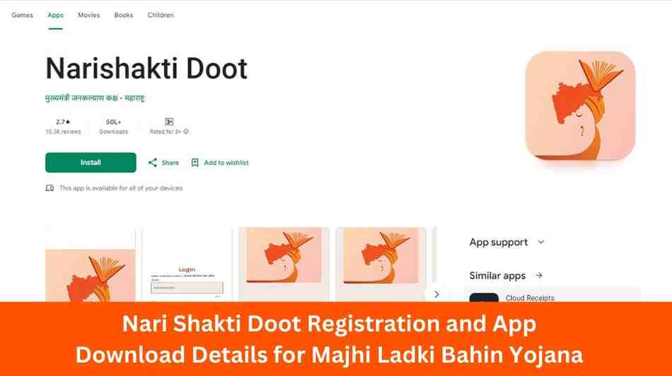 Nari Shakti Doot Registration and App Download Details for Majhi Ladki Bahin Yojana 2024