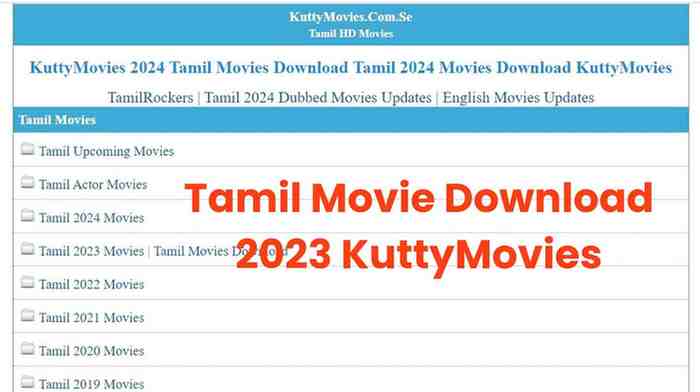 Tamil Movie Download 2023 KuttyMovies Download