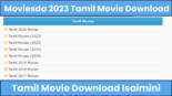 Moviesda 2023 Tamil Movie Download, Tamil Movie Download Isaimini