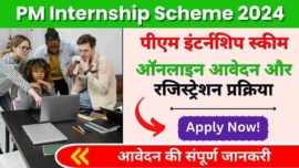 PM Internship Scheme 2024, ऑनलाइन आवेदन और रजिस्ट्रेशन प्रक्रिया