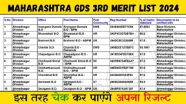 Maharashtra GDS 3rd Merit List 2024 Everything You Need to Know